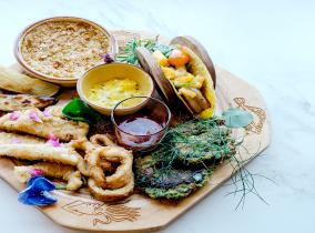 2018 Create and Cook Southern winning recipe - Anya's Seafood Platter