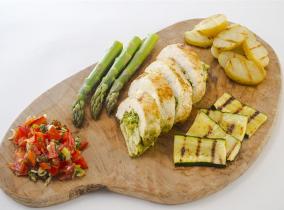 2016 Create & Cook Finalists recipe – Kirsty’s Chicken Breast Stuffed with Pesto & Isle of Wight Goat’s Cheese
